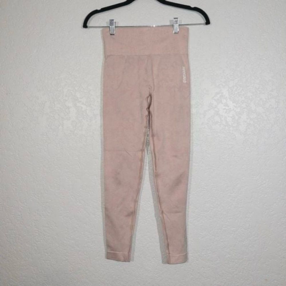 Gymshark‎ Pink Camo Adapt Animal Seamless Leggings Size Small
